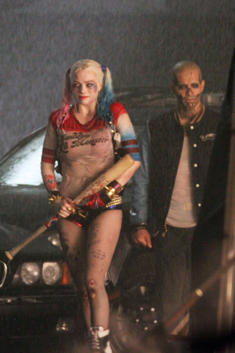 Illustration for article titled Harley Quinn se deja ver al detalle en estas fotos de Suicide Squad
